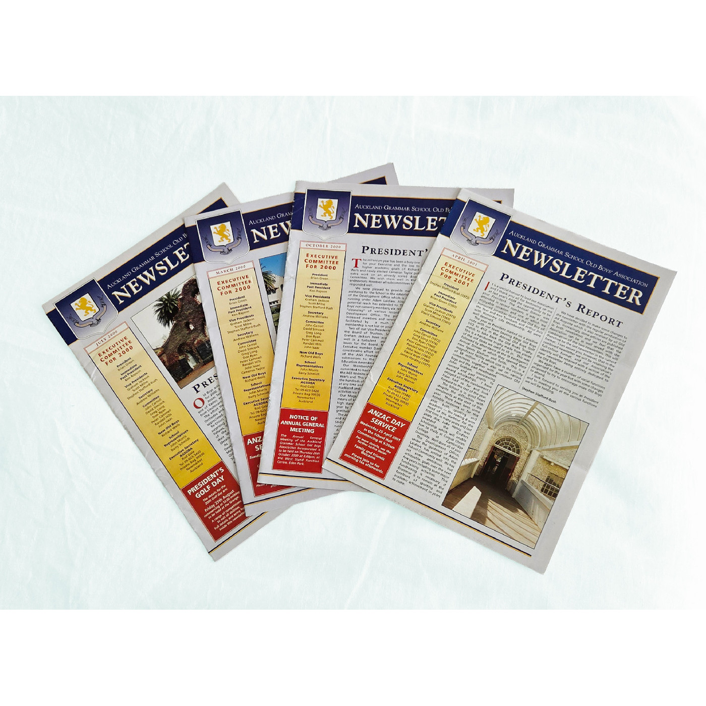 AGS Old Boys' Association Newsletters - 1962 to Current