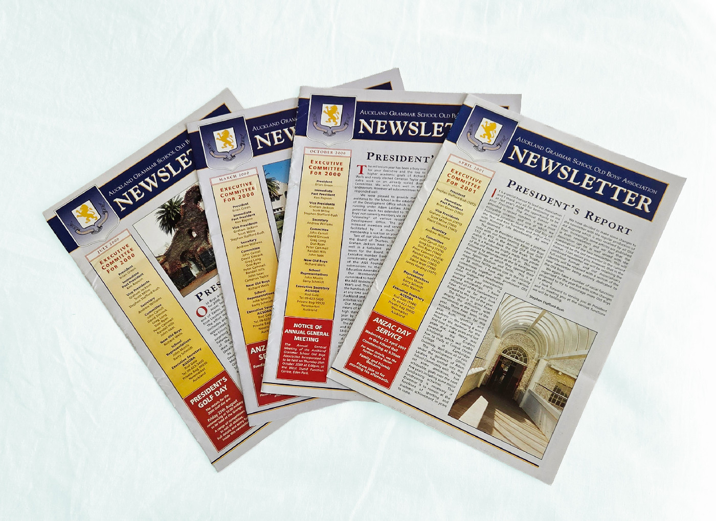 AGS Old Boys' Association Newsletters - 1962 to Current